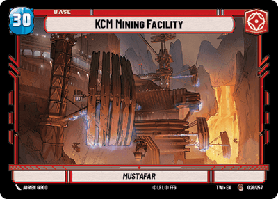 KCM Mining Facility (TWI) Common Star Wars Unlimited Fantasy Flight Games Standard Non-Foil 