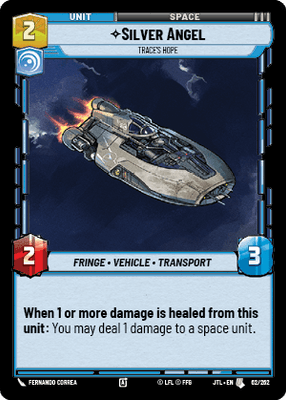 Silver Angel - Trace's Hope (JTL) Uncommon Fantasy Flight Games Standard Non-Foil