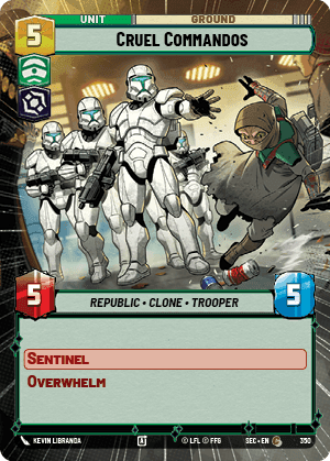 Cruel Commandos (SEC) Common Fantasy Flight Games Hyperspace Non-Foil