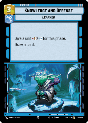 Knowledge and Defense (SEC) Common Fantasy Flight Games