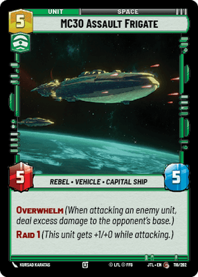 MC30 Assault Frigate (JTL) Common Fantasy Flight Games Standard Non-Foil