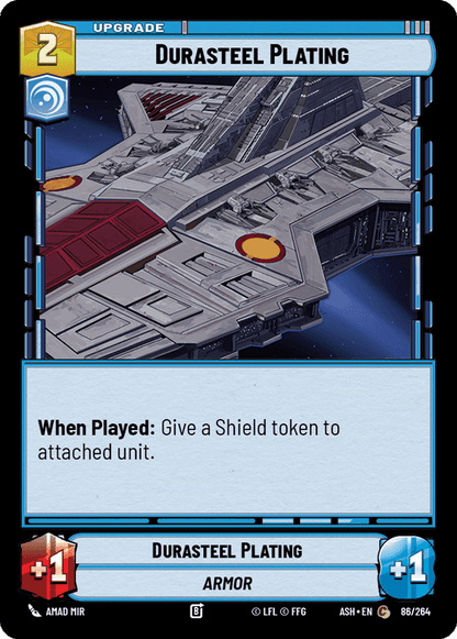 Durasteel Plating (ASH) Common Star Wars Unlimited Fantasy Flight Games Standard Non-Foil