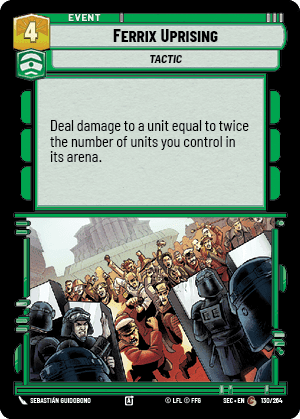 Ferrix Uprising (SEC) Common Fantasy Flight Games Standard Non-Foil