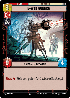 E-Web Gunner (IBH) Special Fantasy Flight Games Standard Non-Foil