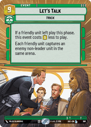 Let's Talk (SEC) Legendary Fantasy Flight Games Hyperspace Non-Foil