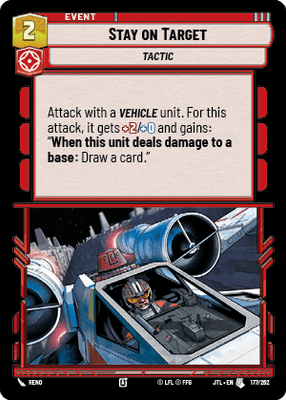 Stay on Target (JTL) Uncommon Fantasy Flight Games Standard Non-Foil