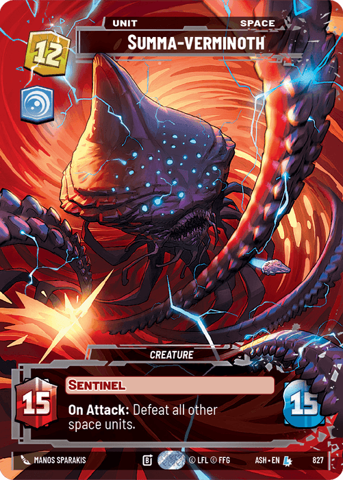 Summa-verminoth (ASH) Legendary Star Wars Unlimited Fantasy Flight Games Prestige Non-Foil