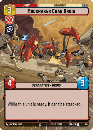 Muckraker Crab Droid (SEC) Uncommon Fantasy Flight Games
