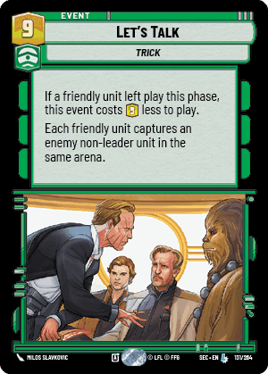 Let's Talk (SEC) Legendary Fantasy Flight Games Standard Non-Foil