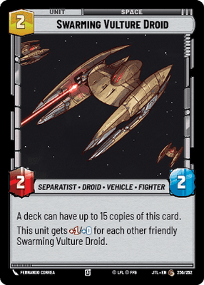 Swarming Vulture Droid (JTL) Common Fantasy Flight Games Standard Non-Foil