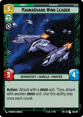 MagnaGuard Wing Leader (TWI) Uncommon Star Wars Unlimited Fantasy Flight Games Standard Non-Foil 