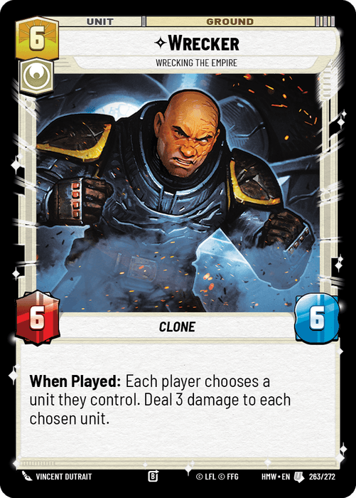 Wrecker - Wrecking the Empire (HMW) Uncommon Star Wars Unlimited Fantasy Flight Games