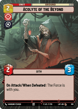 Acolyte of the Beyond (LOF) Common Fantasy Flight Games Hyperspace Non-Foil