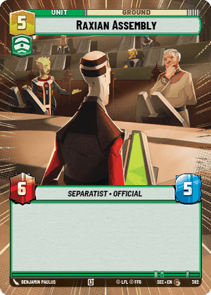 Raxian Assembly (SEC) Common Fantasy Flight Games