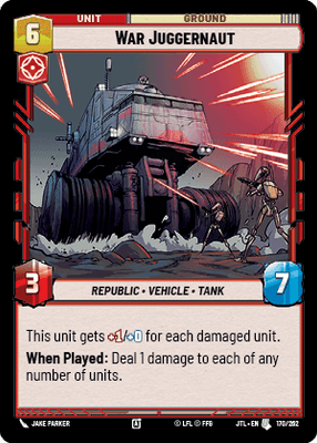 War Juggernaut (JTL) Uncommon Fantasy Flight Games Standard Non-Foil
