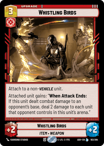 Whistling Birds (ASH) Legendary Star Wars Unlimited Fantasy Flight Games Standard Non-Foil