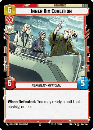 Inner Rim Coalition (SEC) Common Fantasy Flight Games