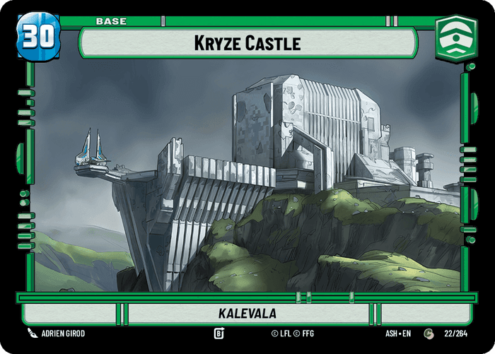 Kryze Castle (ASH) Common Star Wars Unlimited Fantasy Flight Games Standard Non-Foil