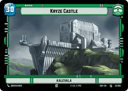 Kryze Castle (ASH) Common Star Wars Unlimited Fantasy Flight Games Standard Non-Foil