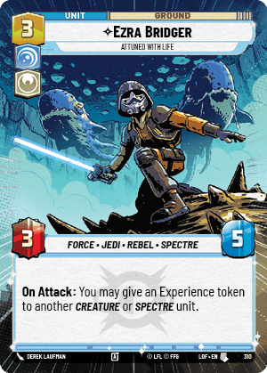Ezra Bridger - Attuned With Life (LOF) Uncommon Fantasy Flight Games Hyperspace Non-Foil