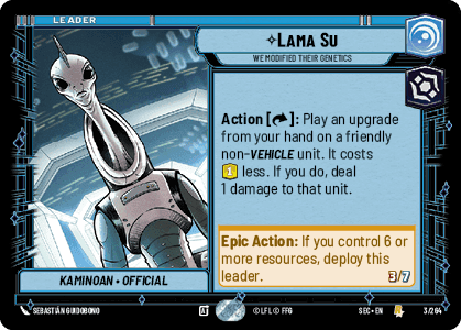 Lama Su - We Modified Their Genetics (SEC) Rare Fantasy Flight Games