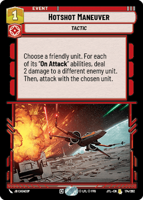Hotshot Maneuver (JTL) Rare Fantasy Flight Games Standard Non-Foil