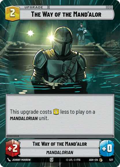 The Way of the Mand'alor (ASH) Common Star Wars Unlimited Fantasy Flight Games Hyperspace Non-Foil