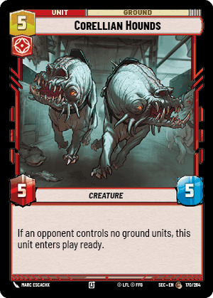 Corellian Hounds (SEC) Common Fantasy Flight Games