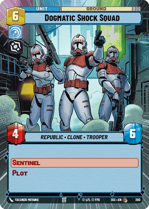 Dogmatic Shock Squad (SEC) Common Fantasy Flight Games Hyperspace Non-Foil