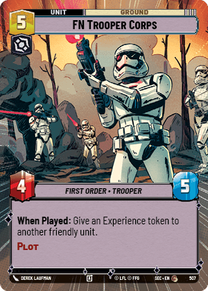 FN Trooper Corps (SEC) Common Fantasy Flight Games Hyperspace Non-Foil