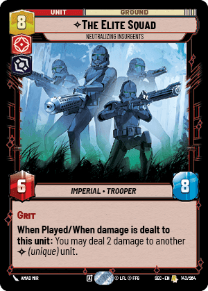 The Elite Squad - Neutralizing Insurgents (SEC) Rare Fantasy Flight Games