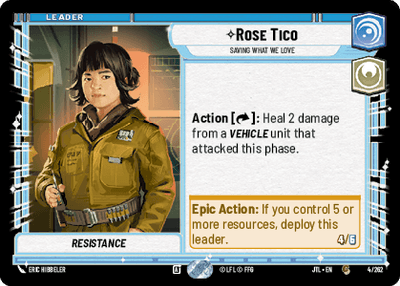 Rose Tico - Saving What We Love (JTL) Common Fantasy Flight Games Standard Non-Foil