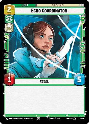Echo Coordinator (IBH) Special Fantasy Flight Games Standard Non-Foil