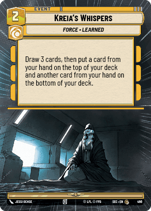 Kreia's Whispers (SEC) Common Fantasy Flight Games