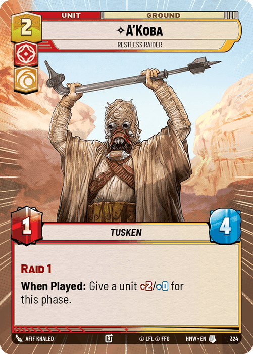 A'Koba - Restless Raider (HMW) Uncommon