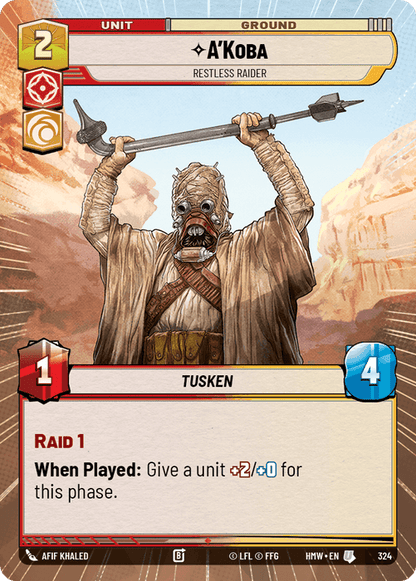A'Koba - Restless Raider (HMW) Uncommon