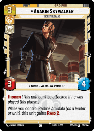 Anakin Skywalker - Secret Husband (SEC) Starter Fantasy Flight Games Standard Non-Foil