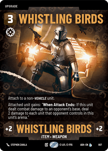Whistling Birds (ASH) Legendary Star Wars Unlimited Fantasy Flight Games Prestige Non-Foil