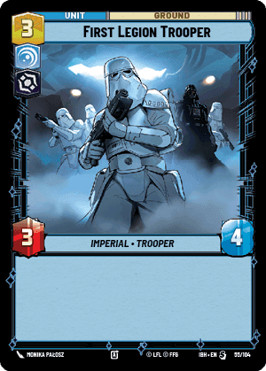 First Legion Trooper (IBH) Special Fantasy Flight Games Standard Non-Foil