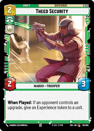 Theed Security (SEC) Common Fantasy Flight Games Standard Non-Foil