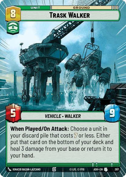 Trask Walker (ASH) Uncommon Star Wars Unlimited Fantasy Flight Games Hyperspace Non-Foil