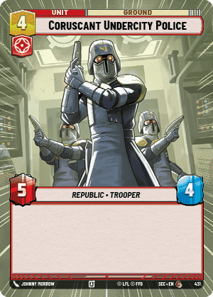 Coruscant Undercity Police (SEC) Common Fantasy Flight Games