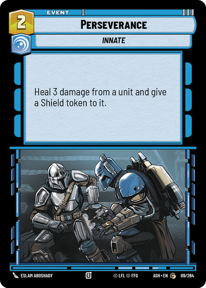 Perseverance (ASH) Common Star Wars Unlimited Fantasy Flight Games Standard Non-Foil