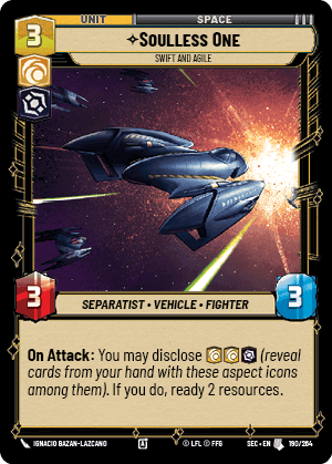 Soulless One - Swift and Agile (SEC) Uncommon Fantasy Flight Games Standard Non-Foil
