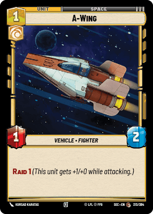 A-Wing (SEC) Common Fantasy Flight Games