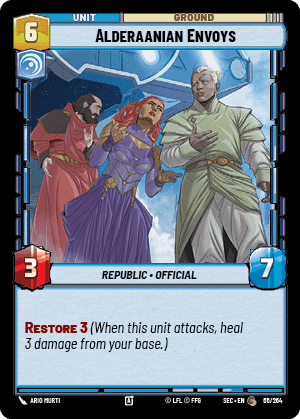 Alderaanian Envoys (SEC) Common Fantasy Flight Games Standard Non-Foil