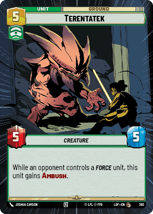 Terentatek (LOF) Common Fantasy Flight Games Hyperspace Non-Foil