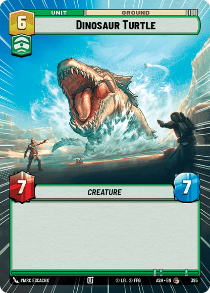 Dinosaur Turtle (ASH) Common Star Wars Unlimited Fantasy Flight Games Hyperspace Non-Foil