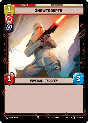 Snowtrooper (IBH) Special Fantasy Flight Games Standard Non-Foil