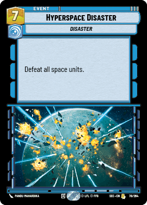 Hyperspace Disaster (SEC) Rare Fantasy Flight Games